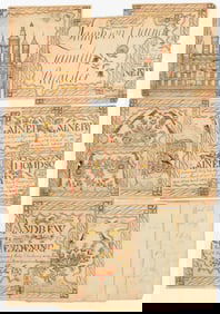 RARE GROUP OF FREDERICK CO., SHENANDOAH VALLEY OF VIRGINIA, FOLK ART FRAKTUR DRAWINGS / BIRTH