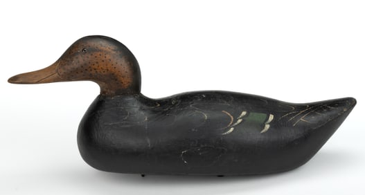 MASON PREMIER GRADE BLACK DUCK DECOY