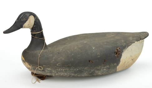 MADISON MITCHELL (HAVRE DE GRACE, MARYLAND, 1901-1993), ATTRIBUTED, CARVED AND PAINTED CANADA GOOSE
