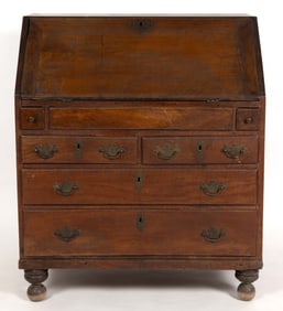 EASTERN MARYLAND / WESTERN VIRGINIA LATE BAROQUE WALNUT DESK