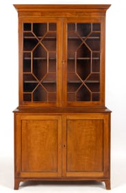 VIRGINIA FEDERAL INLAID WALNUT BOOK PRESS