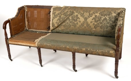EASTERN VIRGINIA FEDERAL MAHOGANY SOFA