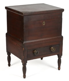 NORTH CAROLINA POPLAR AND PINE SUGAR CHEST
