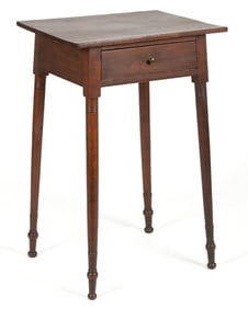 PENNSYLVANIA WALNUT SPLAY-LEG STAND TABLE
