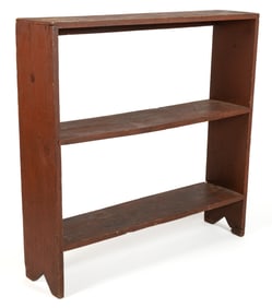 AMERICAN PAINTED PINE PANTRY / CROCK SHELVES