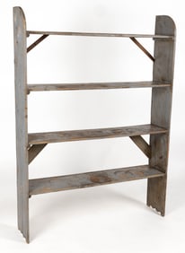 AMERICAN PAINTED PINE PANTRY / CROCK SHELVES