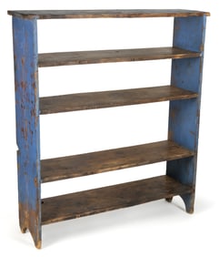 AMERICAN PAINTED PINE PANTRY / CROCK SHELVES