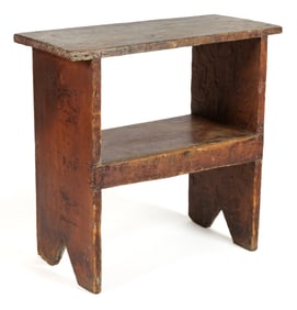 AMERICAN PAINTED PINE DIMINUTIVE BENCH