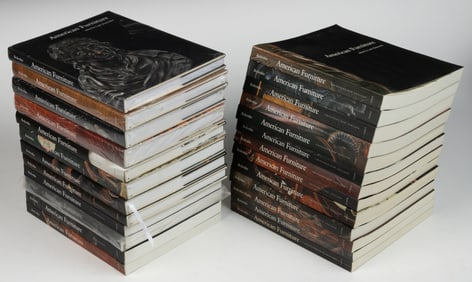 AMERICAN FURNITURE REFERENCE VOLUMES, LOT OF 25