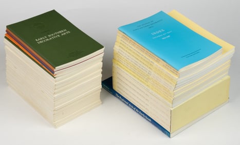 MUSEUM OF EARLY SOUTHERN DECORATIVE ARTS JOURNALS, UNCOUNTED LOT