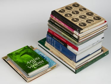 VIRGINIA FURNITURE AND DECORATIVE ARTS REFERENCE VOLUMES AND PAMPHLETS, LOT OF 25