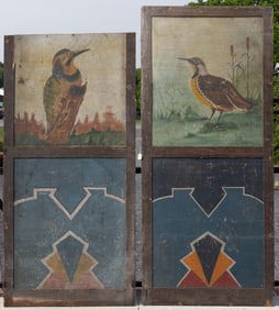 CUMBERLAND, MARYLAND FOLK ART PAINTED PANELS / DOORS