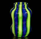HARRACH ATTRIBUTED VASELINE VASE