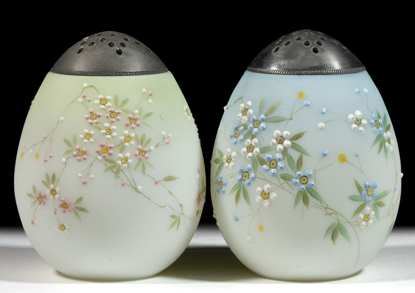 MT. WASHINGTON DECORATED EGG SUGAR SHAKERS, LOT OF TWO (1 of 1)