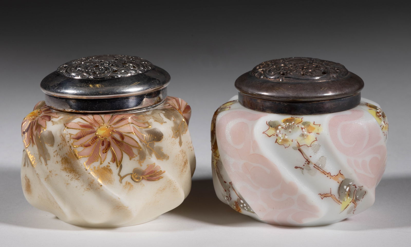 WAVE CREST ERIE TWIST SUGAR SHAKERS, LOT OF TWO (1 of 1)