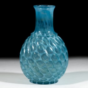 BIG WINDOWS OPALESCENT GLASS WATER BOTTLE
