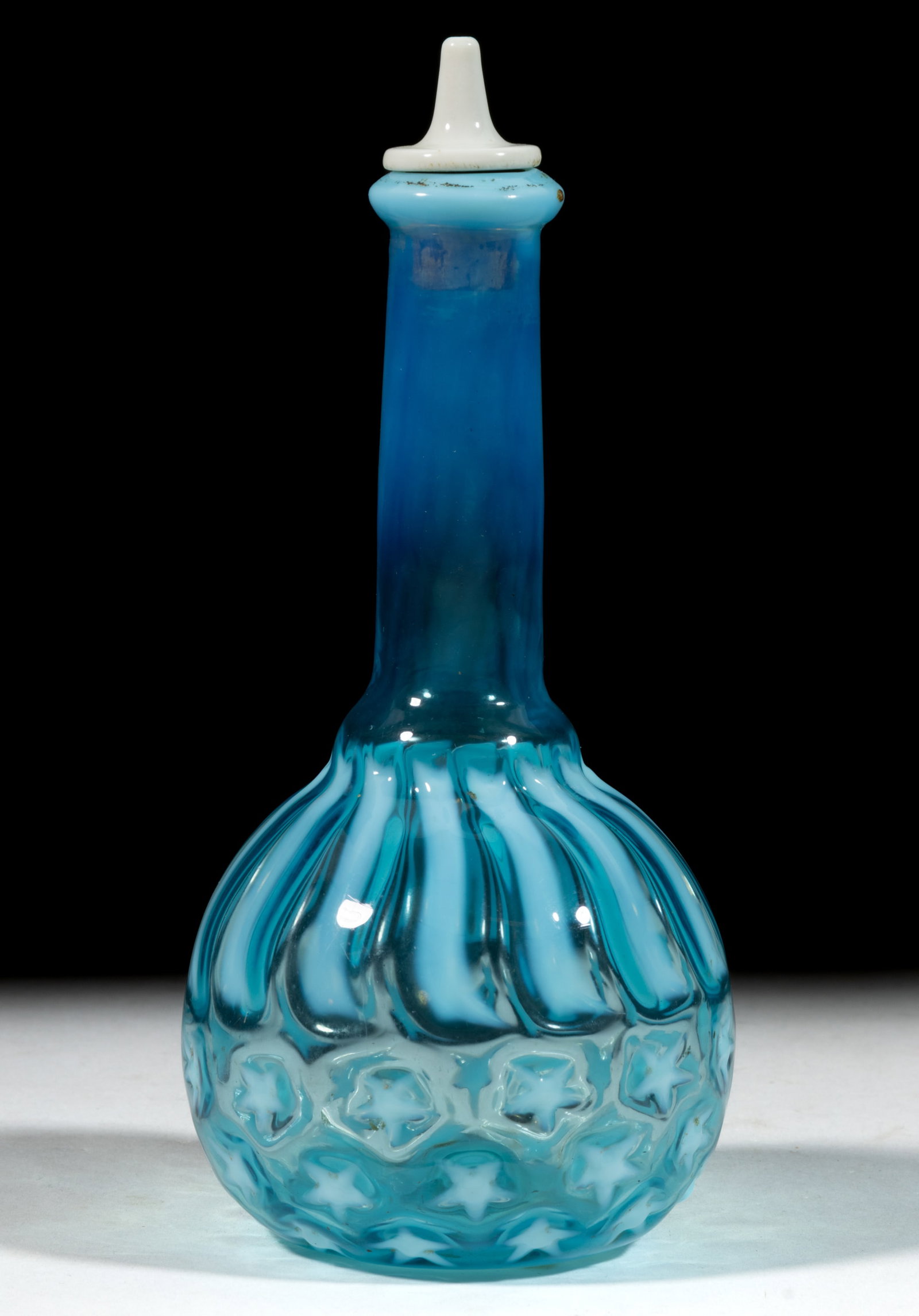 STARS AND STRIPES / HOBBS NO. 293 BITTERS / BARBER'S BOTTLE (1 of 1)