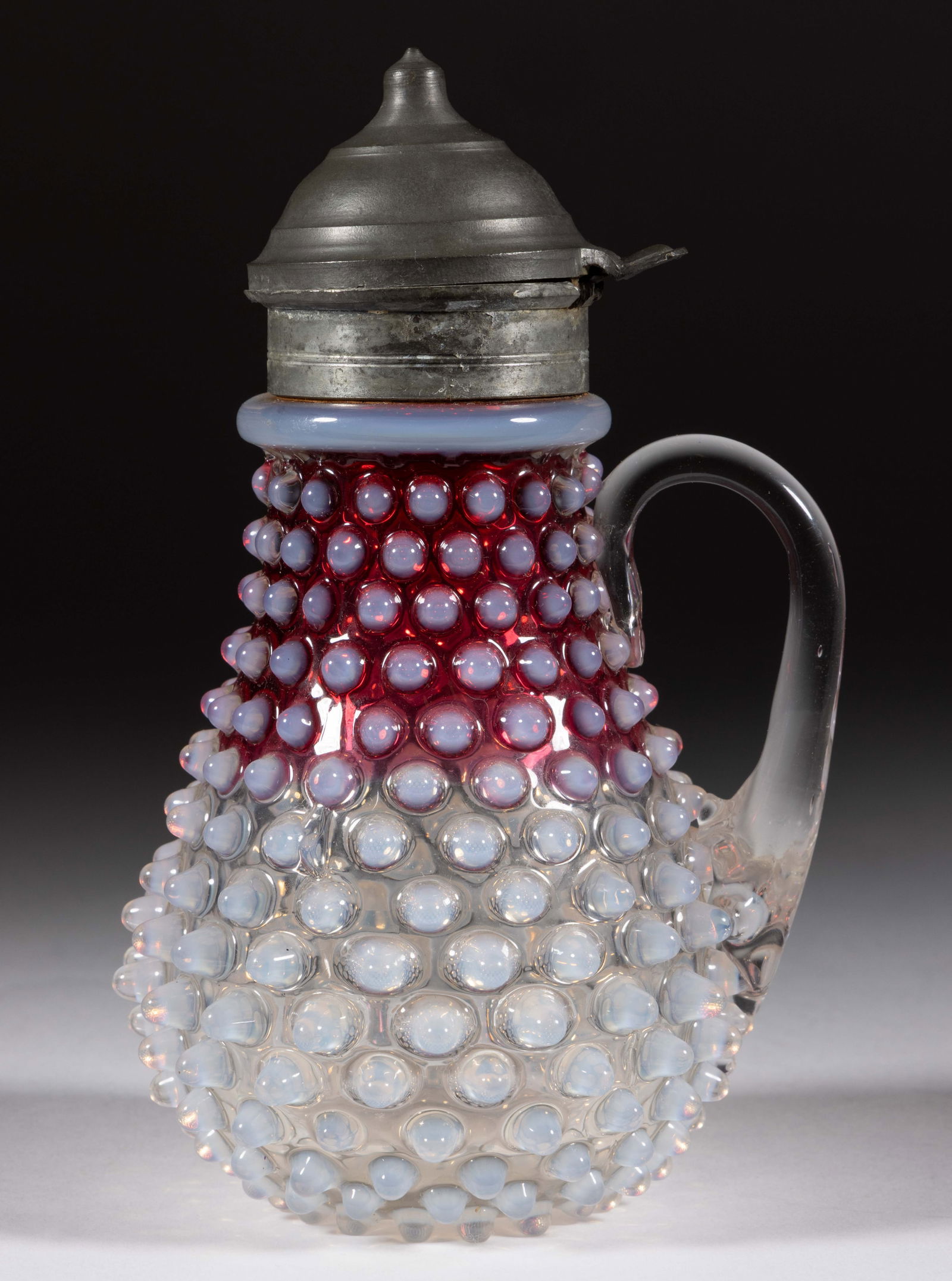 HOBBS NO. 323 / DEW DROP / HOBBS HOBNAIL SYRUP PITCHER (1 of 1)