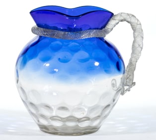 VICTORIAN SPOT-OPTIC WATER PITCHER