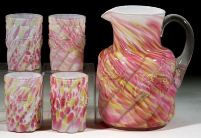 NORTHWOOD NO. 287 / ROYAL IVY FIVE-PIECE WATER SET