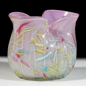 PELOTON CASED GLASS VASE
