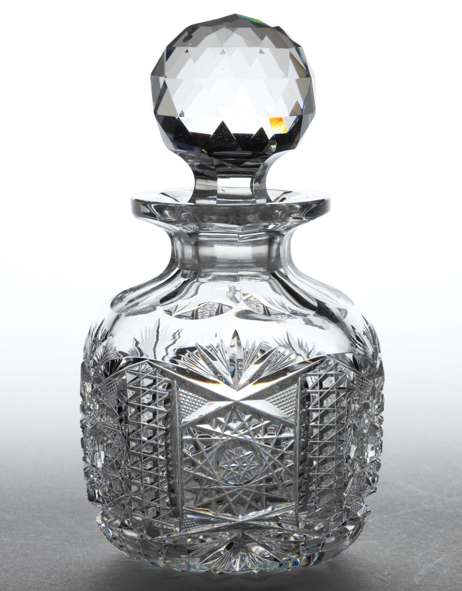 PACKWOOD BRILLIANT CUT GLASS COLOGNE / PERFUME BOTTLE (1 of 1)