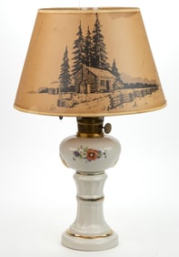 ALADDIN MODEL B-25 / VICTORIA KEROSENE STAND LAMP