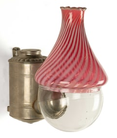 THE ANGLE LAMP CO. "TIN CAN" SINGLE-ARM WALL-MOUNT ANGLE LAMP