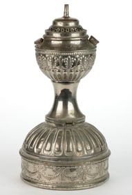 E. MILLER & CO. "ELECTROLITE" CARBIDE ACETYLENE TABLE LAMP