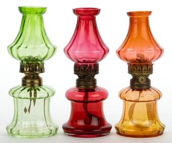 LITTLE BEAUTY / PANEL-OPTIC MINIATURE LAMPS, LOT OF THREE
