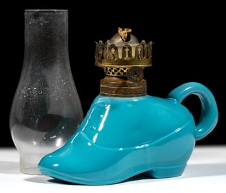ATTERBURY FIGURAL SHOE MINIATURE FINGER LAMP