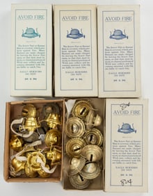ASSORTED MANUFACTURERS NO. 0 AND NO. 1 KEROSENE SLIP BURNERS, LOT OF 61