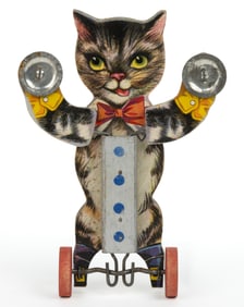 RARE FISHER PRICE "TRICKY TOMMY" NO. 470 CAT TOY
