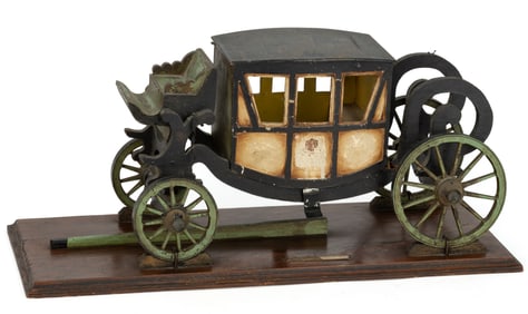 AMERICAN WOODEN STAGECOACH MODEL