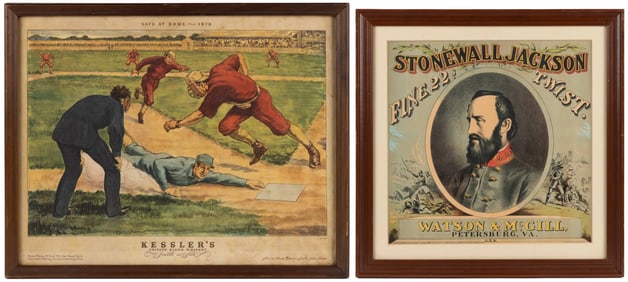 VIRGINIA TOBACCO CADDY LABEL