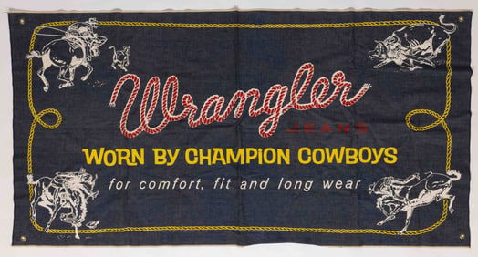 WRANGLER JEANS ADVERTISING BANNER
