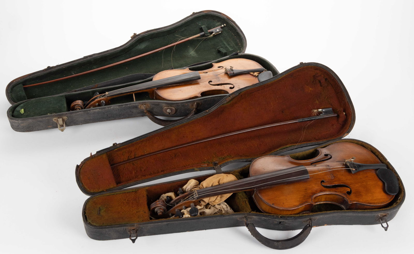 ANTIQUE VIOLIN AFTER ANTONI STRADIVARI (ITALIAN, 1644-1737): ANTIQUE VIOLIN AFTER ANTONI STRADIVARI (ITALIAN, 1644-1737), spruce top, figured maple sides and back, ebony fingerboard, etched, interior with printed label which reads, “Antonius Stradiva