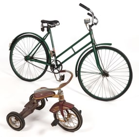 COLUMBIA, C.W. PINNELL, RICHMOND, VIRGINIA, RETAILED WOMEN'S BICYCLE