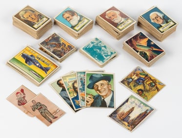ASSORTED VINTAGE BUBBLE GUM TRADING CARDS, UNCOUNTED LOT