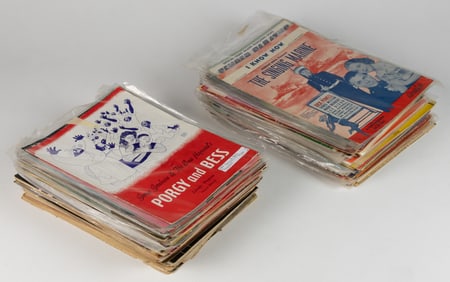 VINTAGE SHEET MUSIC COLLECTION IN TWO BOXES