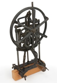 J. LEUKART MANUFACTURING "CHAMPION" CAST-IRON MORTISING MACHINE