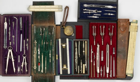 ASSORTED DRAFTSMAN TOOLS AND ACCESSORIES, LOT OF NINE