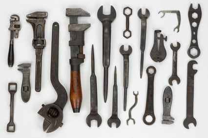 ASSORTED MANUFACTURERS MECHANICAL WRENCHES, LOT OF 20