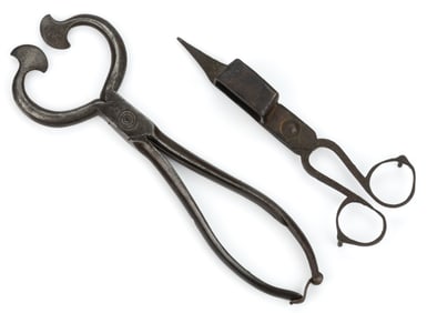 AMERICAN WROUGHT-IRON / STEEL SUGAR NIPPERS / TONGS