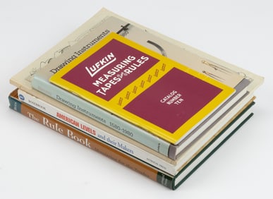 ASSORTED LEVEL, MEASURING, AND RULE TOOL REFERENCE VOLUMES, LOT OF FIVE