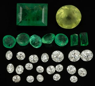 ASSORTED LOOSE / UNMOUNTED CUT GEMSTONES, LOT OF 29