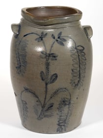 VIRGINIA DECORATED STONEWARE JAR