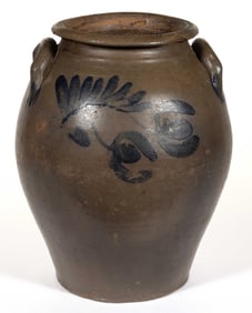 SCHERMERHORN POTTERY, RICHMOND, VIRGINIA DECORATED STONEWARE JAR
