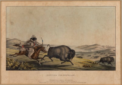 E. C. BIDDLE (PUBLISHER) NATIVE AMERICAN LITHOGRAPH PRINT
