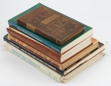 NATIVE AMERICAN WEAVING AND OTHER VOLUMES, LOT OF SIX